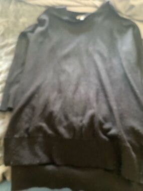 Athleta Men's Black Crewneck Sweater - Everyday Knit
